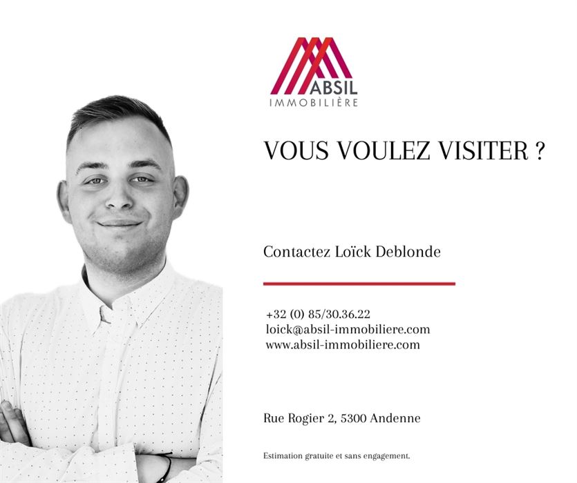 Absil Immobilière vous présente une Maison